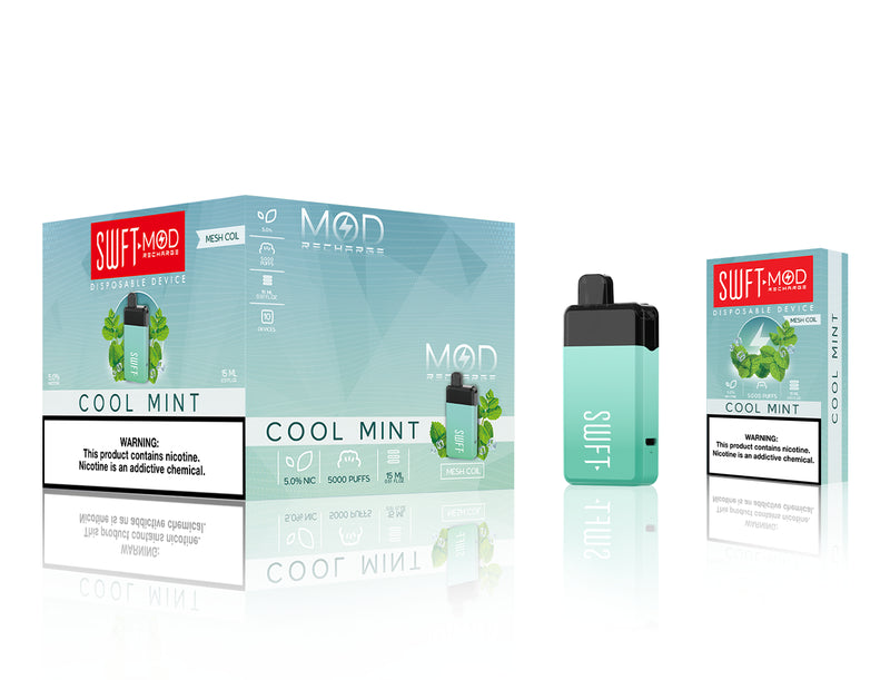 SWFT MOD Cool Mint Disposable Vape Device