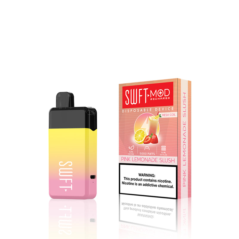 SWFT MOD Pink Lemonade Slush Disposable Vape Device